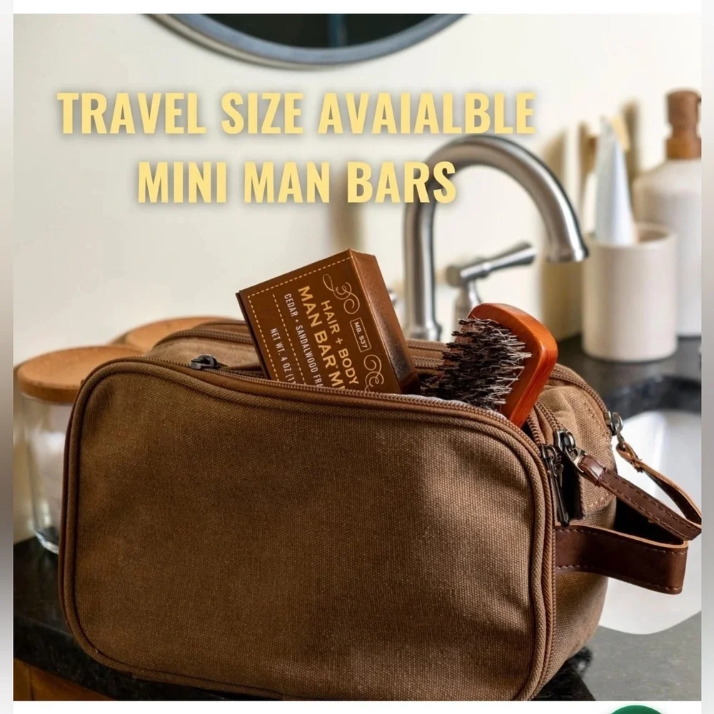 San Francisco Soap Co Man Bar 3-Piece Gift Set - No Harmful Chemicals - Good ...